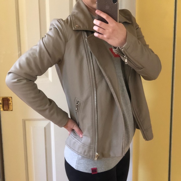 Forever 21 Jackets & Blazers - Nude Leather Jacket